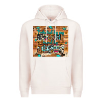 Pale Pink protected husband saved by jesus Premium Hoodie - JahusDesignShop