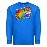 True Royal rainbow sheep with star Premium Sweatshirt - texasbilliewilder