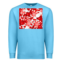 Ocean Blue christmas candies Premium Sweatshirt - RanaPortraitStore