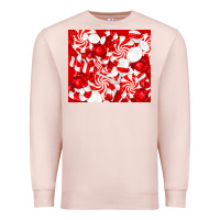 Pale Pink christmas candies Premium Sweatshirt - RanaPortraitStore