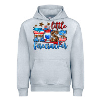 Heather Grey little miss firecracker Urban Hoodie - AdoDesignShop