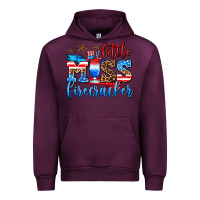 Mauve Wine little miss firecracker Urban Hoodie - AdoDesignShop