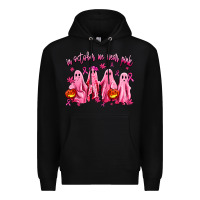 Black in october we wear pink ghosts Premium Hoodie - AdoDesignShop