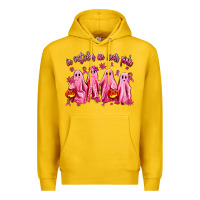 Lemon in october we wear pink ghosts Premium Hoodie - AdoDesignShop
