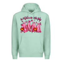 Seafoam in october we wear pink ghosts Premium Hoodie - AdoDesignShop