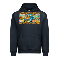 Navy Fall truck sunflowers Urban Hoodie - Artiststas