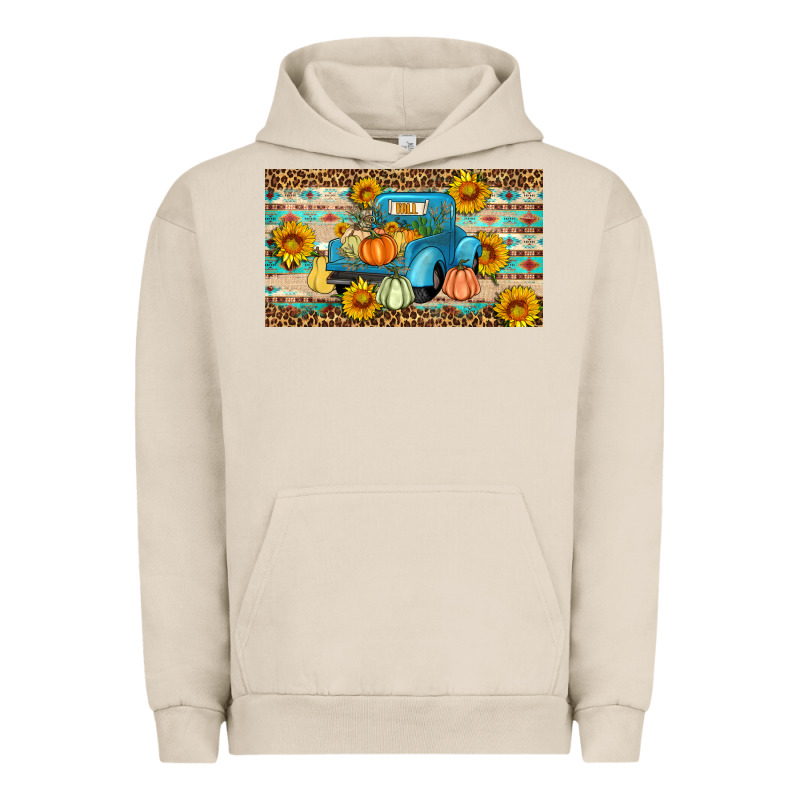 Fall Truck Sunflowers Urban Hoodie by Artiststas | Teevron