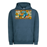 Pigment Midnight Navy Fall truck sunflowers Urban Hoodie - Artiststas