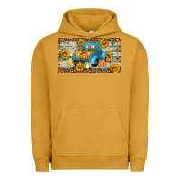 Pigment Peanut Butter Fall truck sunflowers Urban Hoodie - Artiststas
