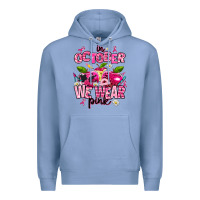 Colony Blue in october we wear pink teachers Premium Hoodie - AdoDesignShop