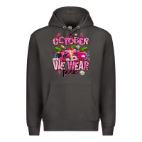 Smoke in october we wear pink teachers Premium Hoodie - AdoDesignShop