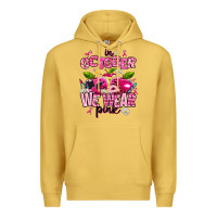 Antique Gold in october we wear pink teachers Premium Hoodie - AdoDesignShop