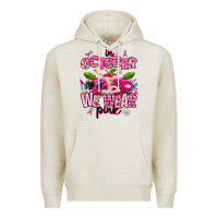Oatmeal Heather in october we wear pink teachers Premium Hoodie - AdoDesignShop