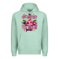 Seafoam in october we wear pink teachers Premium Hoodie - AdoDesignShop
