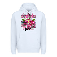 White in october we wear pink teachers Premium Hoodie - AdoDesignShop