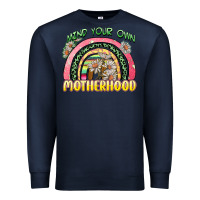 Navy mind your own motherhood Premium Sweatshirt - Zillion Design Studio