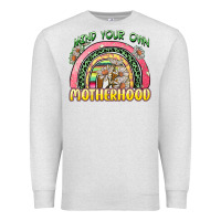Oatmeal Heather mind your own motherhood Premium Sweatshirt - Zillion Design Studio