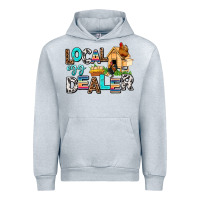 Heather Grey Local egg dealer Urban Hoodie - AdoDesignShop