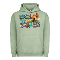 Pigment Oil Green Local egg dealer Urban Hoodie - AdoDesignShop