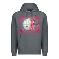 Rock pink out breast cancer volleyballs Premium Hoodie - AdoDesignShop