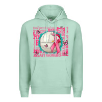 Seafoam pink out breast cancer volleyballs Premium Hoodie - AdoDesignShop