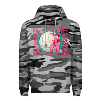 Slate Camo pink out breast cancer volleyballs Premium Hoodie - AdoDesignShop