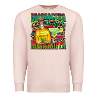 Pale Pink mamacita needs a margarita Premium Sweatshirt - Zillion Design Studio