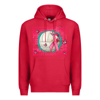 Cardinal pink out breast cancer volleyballs Premium Hoodie - AdoDesignShop