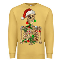 Antique Gold Christmas Skeleton Premium Sweatshirt - RanaPortraitStore