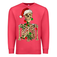 Cardinal Christmas Skeleton Premium Sweatshirt - RanaPortraitStore