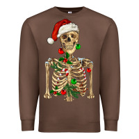 Chestnut Christmas Skeleton Premium Sweatshirt - RanaPortraitStore