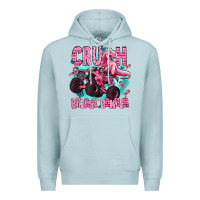 Blue Mist crush breast cancer Premium Hoodie - AdoDesignShop