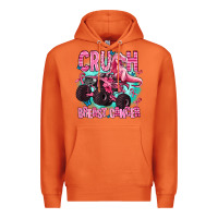 Carrot crush breast cancer Premium Hoodie - AdoDesignShop