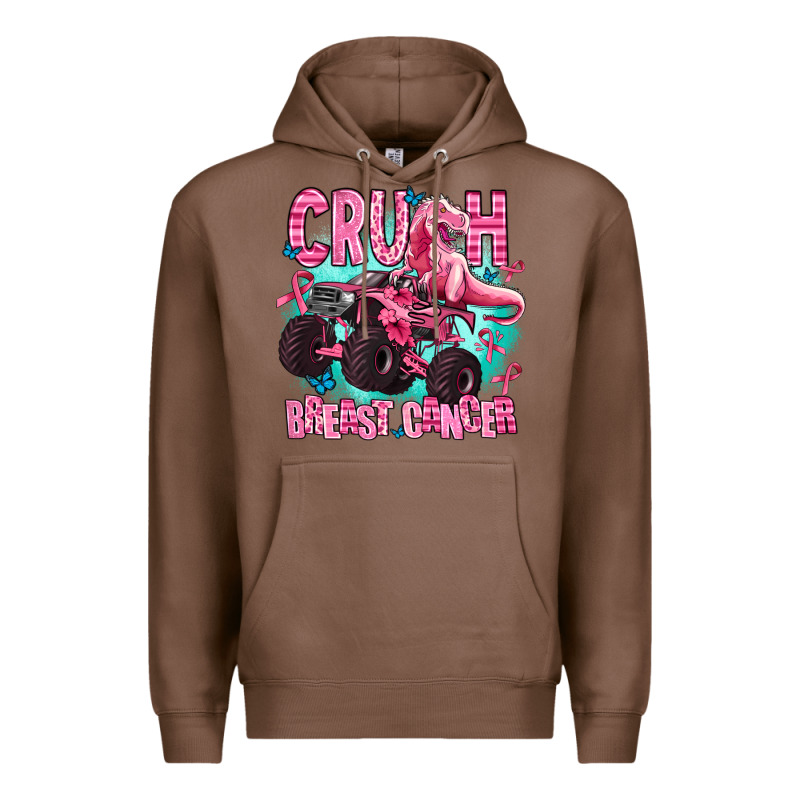 Crush Breast Cancer Premium Hoodie by AdoDesignShop | Teevron