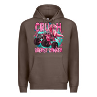 Coffee crush breast cancer Premium Hoodie - AdoDesignShop