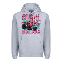 Heather Grey crush breast cancer Premium Hoodie - AdoDesignShop