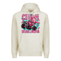 Oatmeal Heather crush breast cancer Premium Hoodie - AdoDesignShop