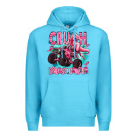 Ocean Blue crush breast cancer Premium Hoodie - AdoDesignShop