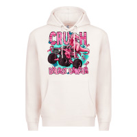 Pale Pink crush breast cancer Premium Hoodie - AdoDesignShop