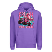 Purple crush breast cancer Premium Hoodie - AdoDesignShop