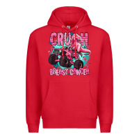 Red crush breast cancer Premium Hoodie - AdoDesignShop