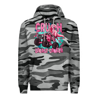 Slate Camo crush breast cancer Premium Hoodie - AdoDesignShop