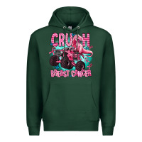 Sports Green crush breast cancer Premium Hoodie - AdoDesignShop