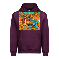 Mauve Wine Farm life fall barn and truck Urban Hoodie - Artiststas
