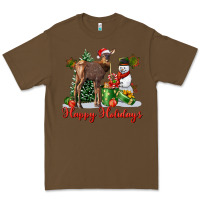 Cacao happy holidays baby deer Premium Tee - LillyAllenDesigns