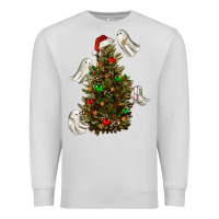Dove Grey christmas spirits Premium Sweatshirt - RanaPortraitStore