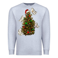 Heather Grey christmas spirits Premium Sweatshirt - RanaPortraitStore