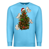 Ocean Blue christmas spirits Premium Sweatshirt - RanaPortraitStore