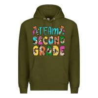 Army Green team second grade Premium Hoodie - JahusDesignShop