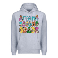 Heather Grey team second grade Premium Hoodie - JahusDesignShop